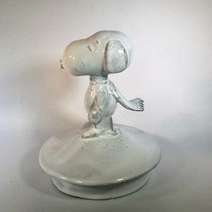 Astier de Villatte Snoopy Ceramic Cup Topper
